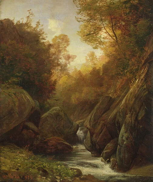 Woodland Spring, 1873 (oil on canvas)