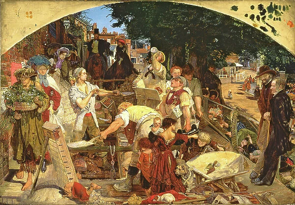 Work, 1852-65 (oil on canvas) (see also 3927271 and 198054)