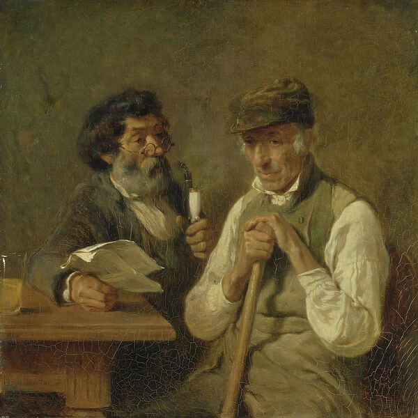 Workers Talking Politics, 1841 (oil on panel)