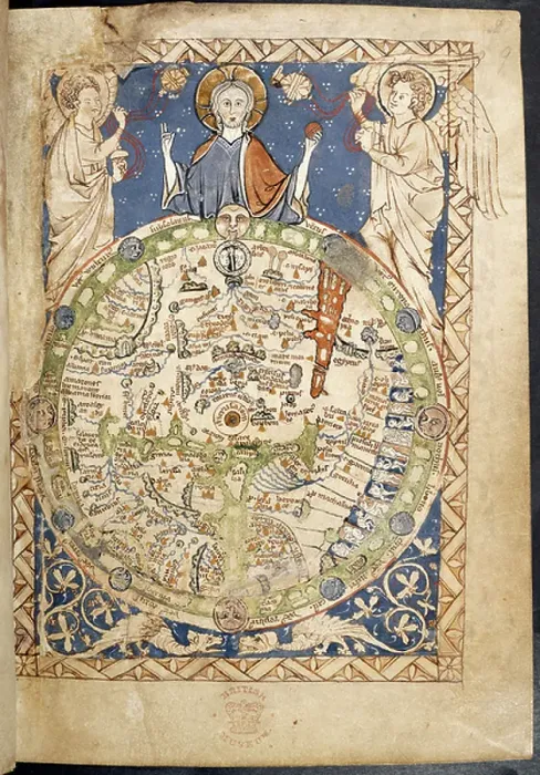 Framed Print : World Map. BL747565 World Map; British Library, London, UK; (add.info. Framed Print : World Map. BL747565 World Map; British Library, London, UK; (add.info.