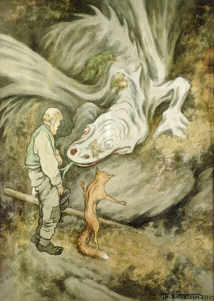 The world do not pay different my dear dragon, 1913 (w  /  c on paper)