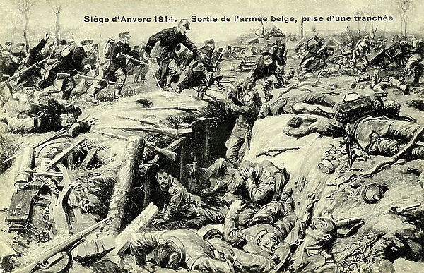 World War I: Siege of Antwerp, 1914