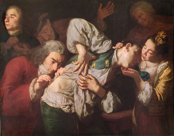 The Wounded Man (oil on canvas)