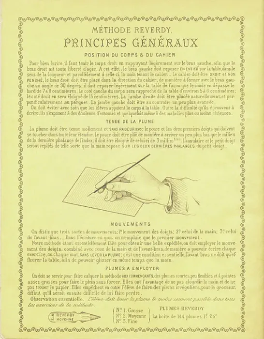 Framed Print : Writing notebook, general principles, c1880-1900 (printing)