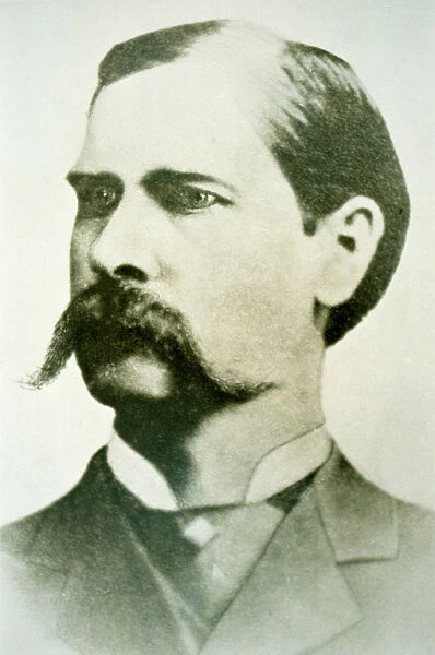 Wyatt Earp (1848-1929) c. 1886 (b  /  w photo)