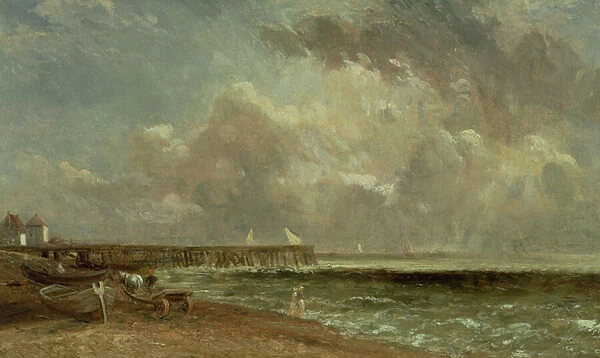Yarmouth Pier, 1822 (oil on canvas)
