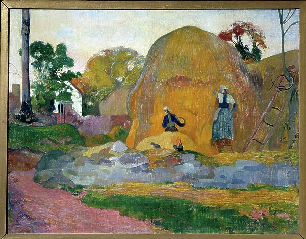 The yellow millstones, 1889 (oil on canvas)