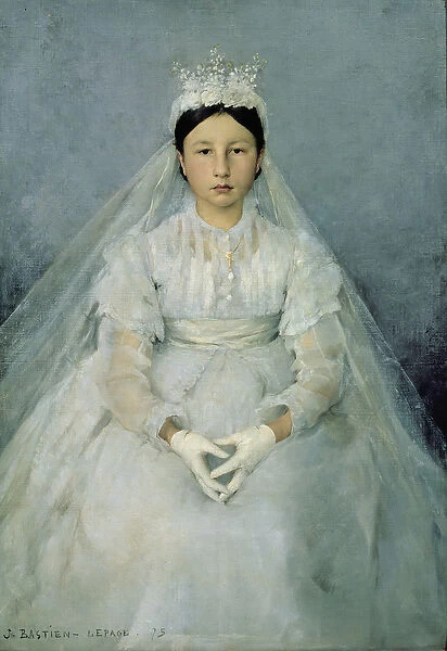The Young Communicant, 1875 (oil on canvas)