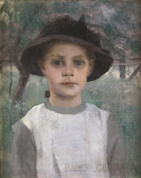A Young Girl, 1886 (oil on canvas)