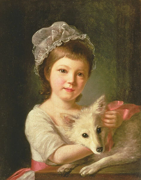 Young Girl with a Dog, 1776
