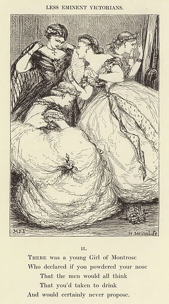 There was a young Girl of Montrose (engraving)