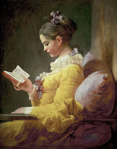 Young Girl Reading, c. 1770 (oil on canvas)