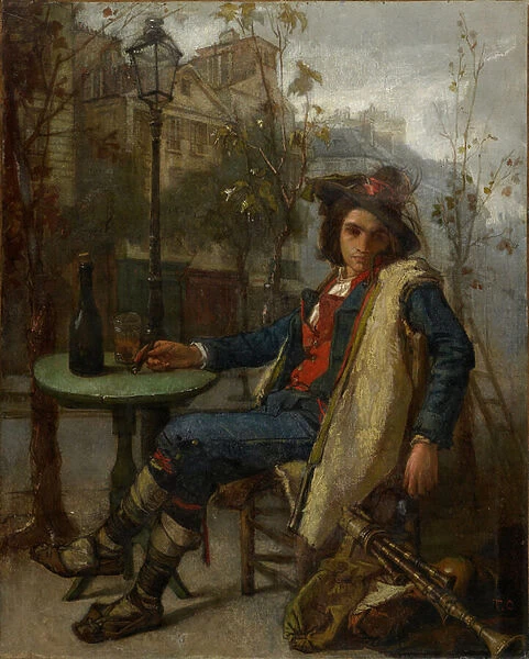 Young Italian Street Musician, c. 1877 (oil on canvas)