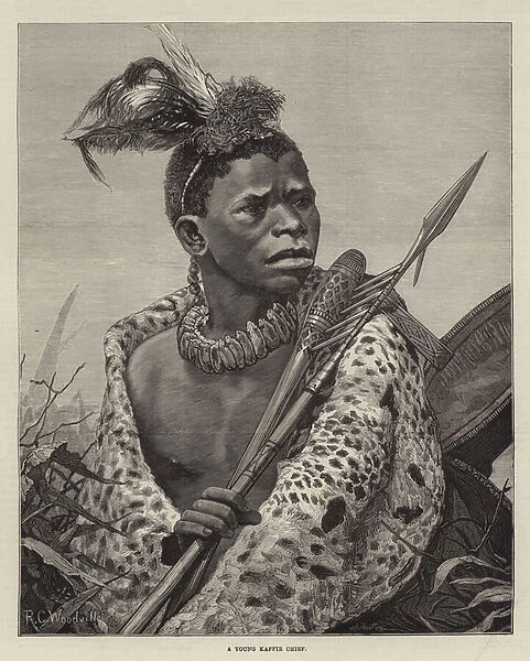 A Young Kaffir Chief (engraving)