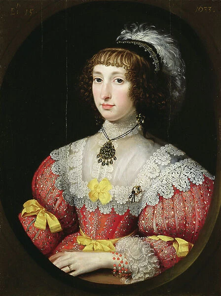 A young Lady with a Plumed Headdress, 1633 (oil on canvas)