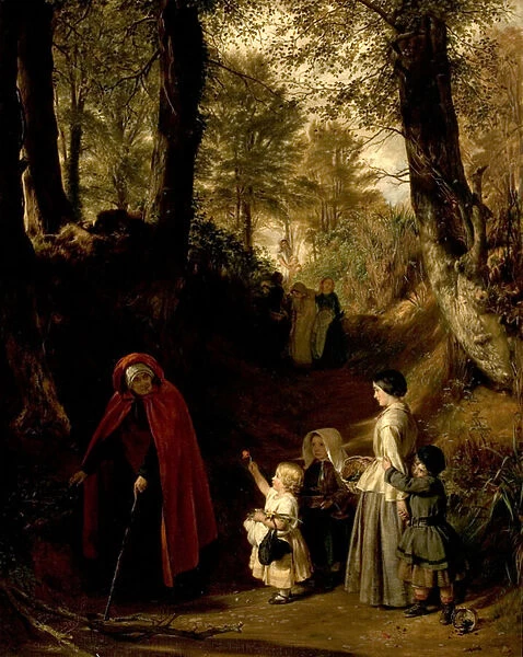 Youth and Age, 1857 (oil on canvas)