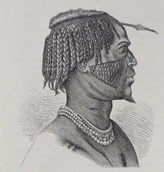 A Zandeh, from The History of Mankind, Vol. III, by Prof. Friedrich Ratzel
