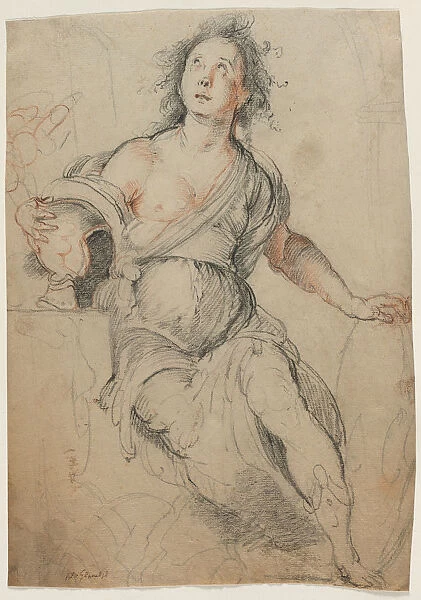 Allegorical Figure 1635 Bernardo Strozzi Italian