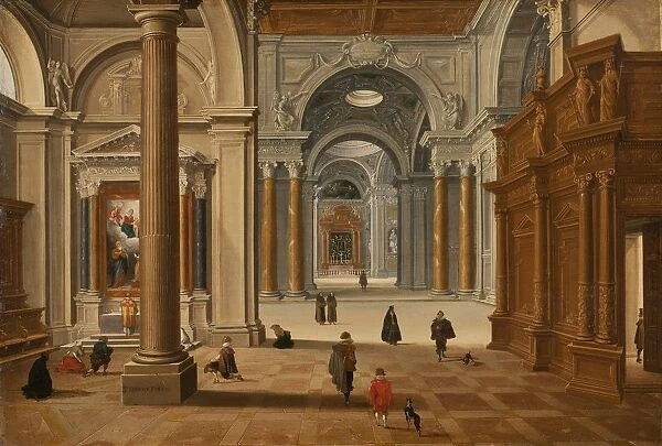 Bartholomeus van Bassen Interior Baroque Church