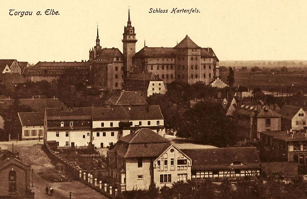 Buildings Torgau Schloss Hartenfels 1912 Landkreis Nordsachsen