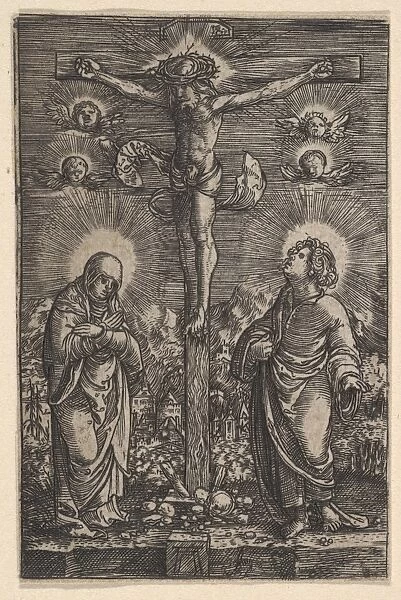 Christ Cross Small Crucifixion Engraving Sheet