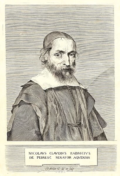 Claude Mellan (French, 1598 - 1688). Nicolas Fabri de Peirese, 1637. Engraving