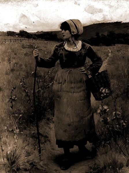 Across the common, Pearce, Charles Sprague, 1851-1914, Walking, Women, 1900