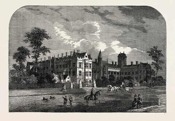 THE CONSUMPTION HOSPITAL, BROMPTON. London, UK, 19th century engraving