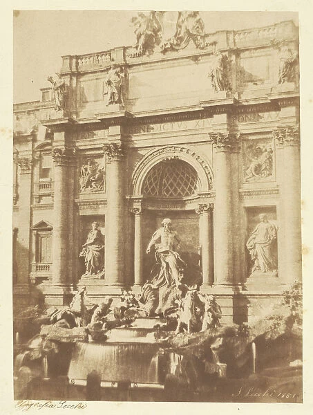 Fontana di Trevi Stefano Lecchi Italian 1805