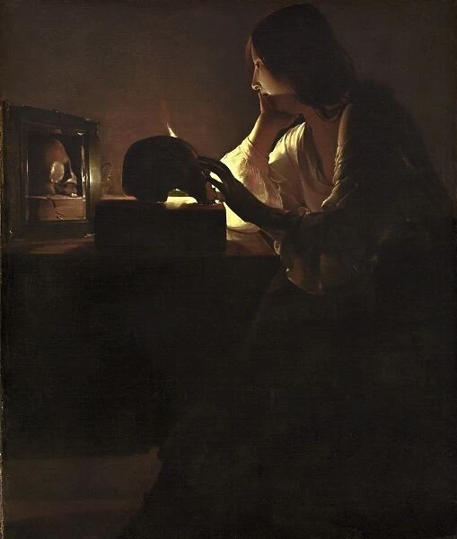Georges de La Tour (French, 1593 - 1652), The Repentant Magdalen, c