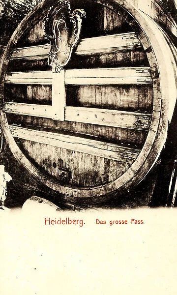 GroBes Fass Heidelberg 1898 Baden-Württemberg