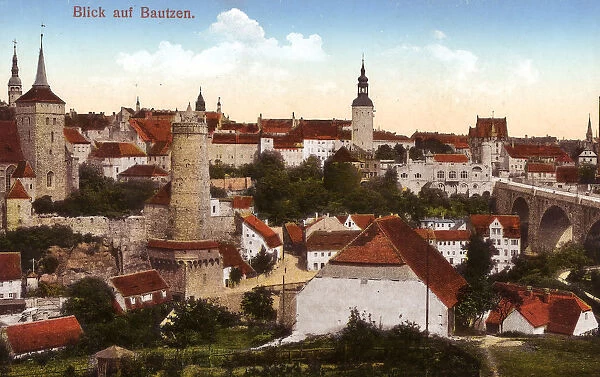 Historical skylines Bautzen Historical images