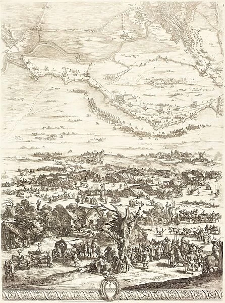 Jacques Callot (French, 1592 - 1635), The Siege of Breda [plate 5 of 6], 1627-1628
