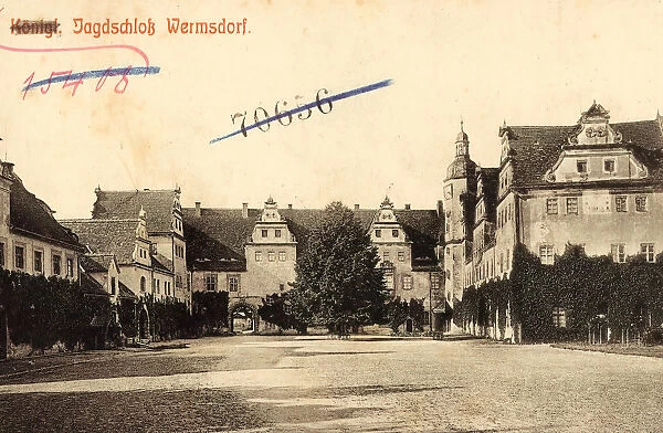 Jagdschloss Wermsdorf 1902 Landkreis Nordsachsen