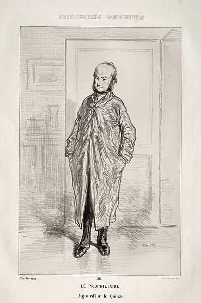 Le Proprietaire Paul Gavarni French 1804-1866