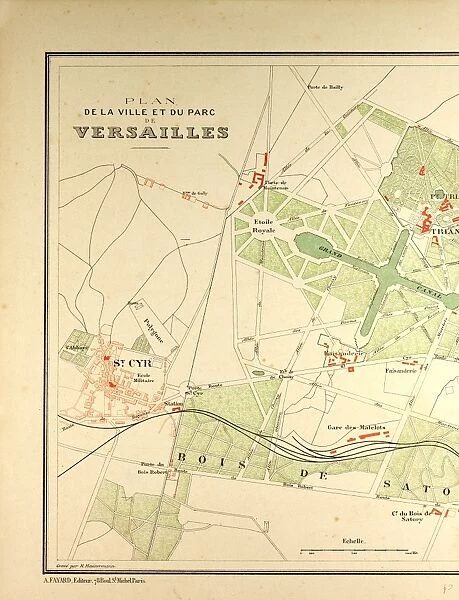Map of Versailles