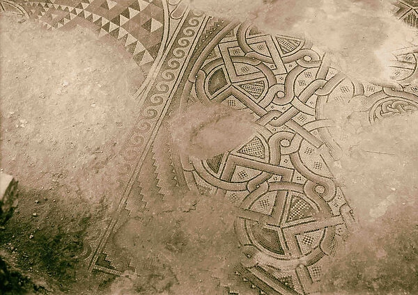 Mosaic floor discovered Nativity Basilica Church