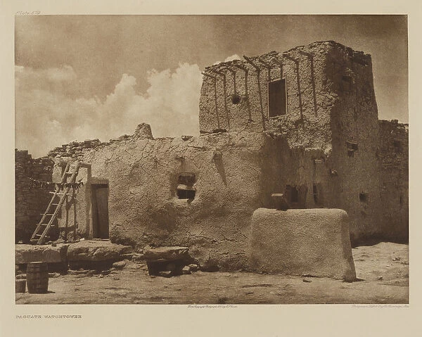 Paguate Watchtower Edwards Curtis American 1868