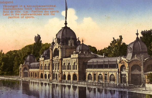 Ponds Hungary Skating Hall 1912 Budapest Sportpavillon