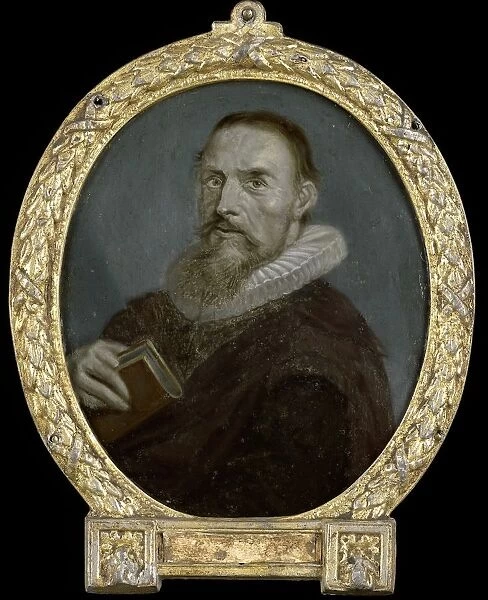 Portrait Samuel Ampzing Clergyman Poet Haarlem