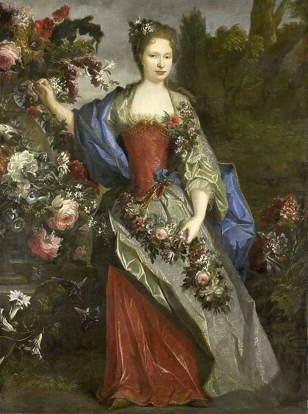 Portrait Woman according tradition Marie Louise Elisabeth d OrlA ans