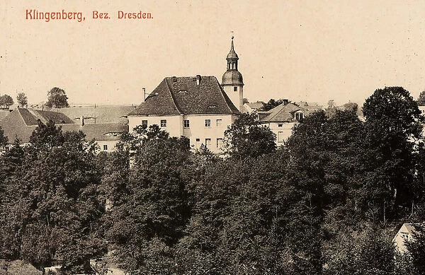 Rittergüter Saxony Klingenberg 1908 Landkreis Sachsische Schweiz-Osterzgebirge