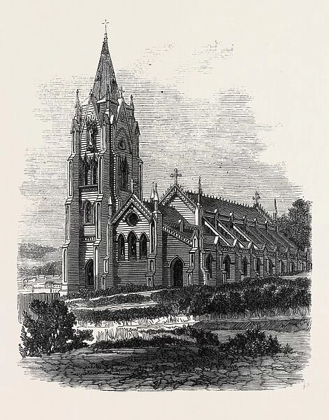 Roman Catholic Cathedral, Wellington, New Zealand, 1869
