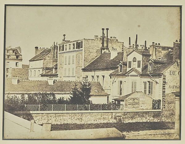 Rooftops houses Batignolles Hippolyte Bayard