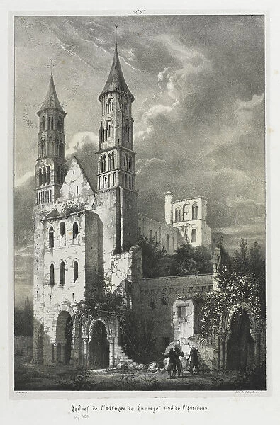 Ruins Abbey Jumieges Jean Truchot French