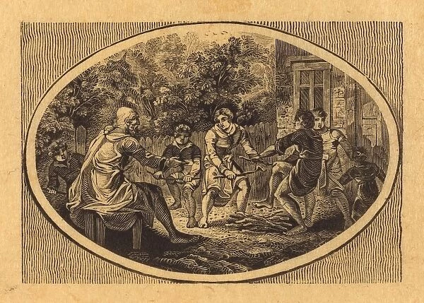 Thomas Bewick (British, 1753 - 1828), The Boasting Traveler, 1818, wood engraving