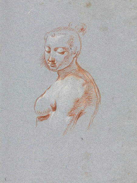 Verona Sketchbook Female nude page 27 1760 Francesco Lorenzi