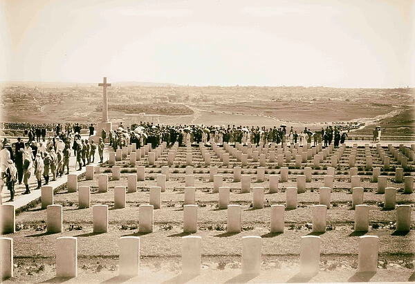War graves Mt Scopus Jerusalem distance 1934