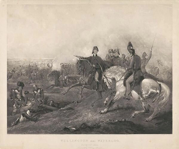 Wellington at the Battle of Waterloo, 1815, Frederick Bromley, G. G. Lange, 1837