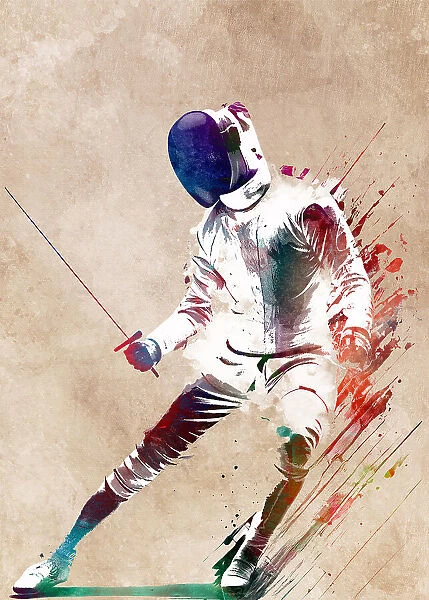 Fencing Sport Art 5